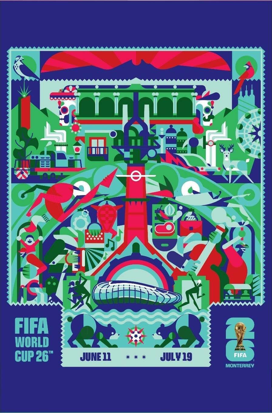 Monterrey FIFA World Cup 26 poster