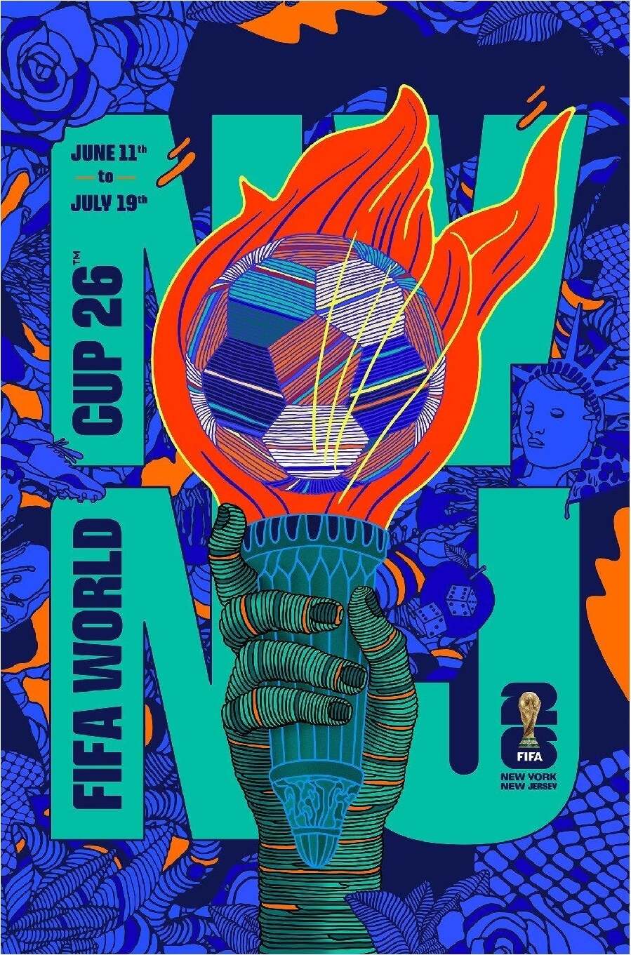 New York / NJ FIFA World Cup 26 poster